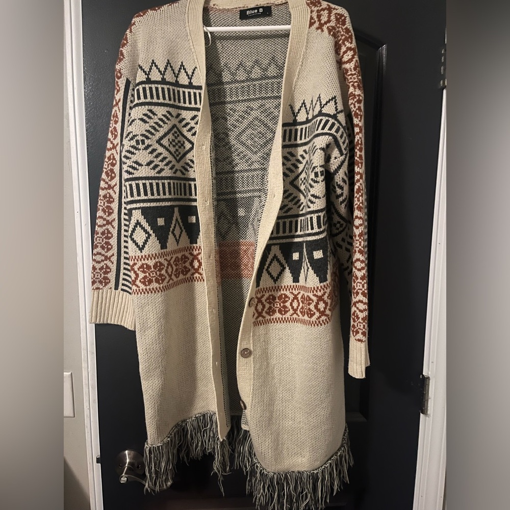 Patterned Cardigan